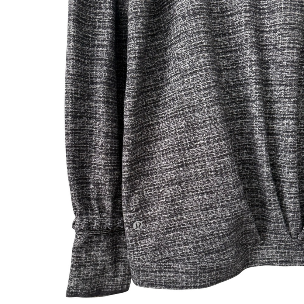 Lululemon Hooded Long Sleeve Shirt Heather Grey - Picture 6 of 12
